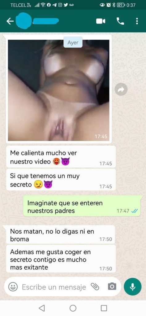 Que delicia tener a tu prima de putita 10