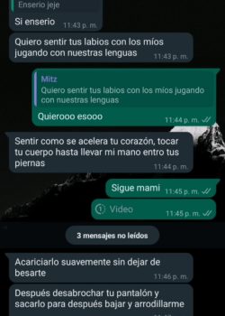 Después de tanto chat se hizo realidad 7