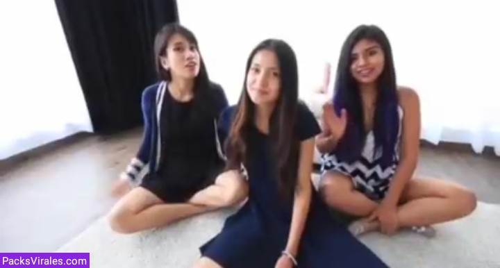 3 nenas Amateur Haciendo De Todito Juntas 10