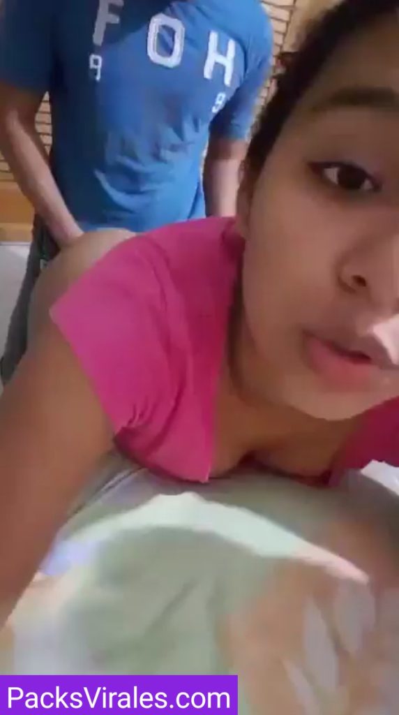 Morrita De Tetas Pequeñas Se Graba Con Su Vato 10